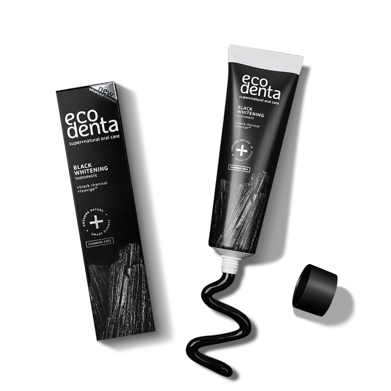 【券后价:46元】 【送赠品】黑炭炫白专效美白牙膏100ml - ecodenta旗舰店