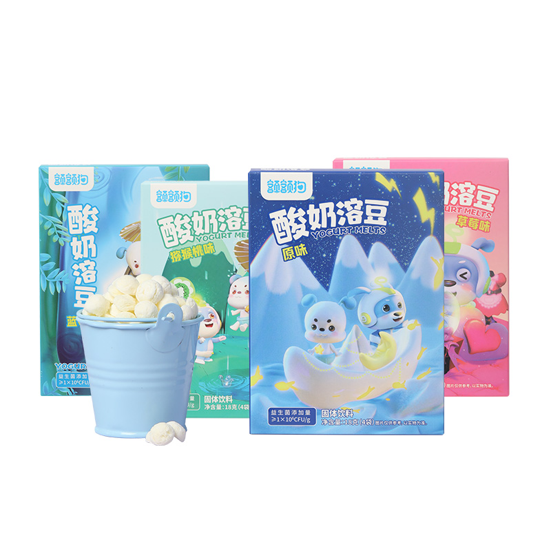【券后价:9.9元】 拍3件！额额狗益生菌酸奶水果溶豆3盒 - 额额狗旗舰店