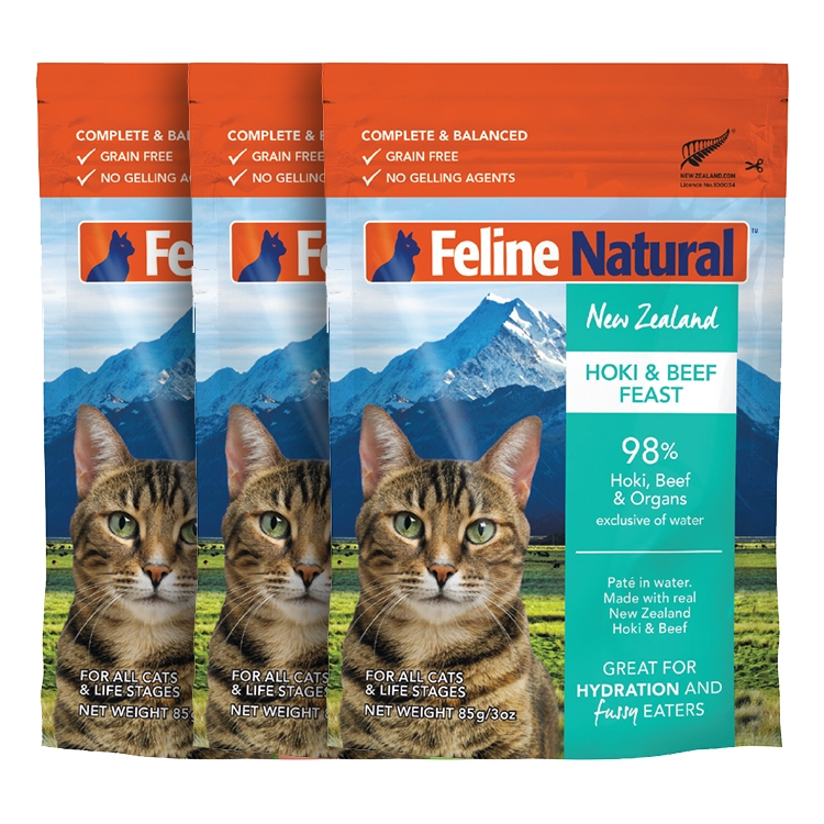 【券后价:110.7元】 K9主食猫餐包85g*12包 - k9natural旗舰店