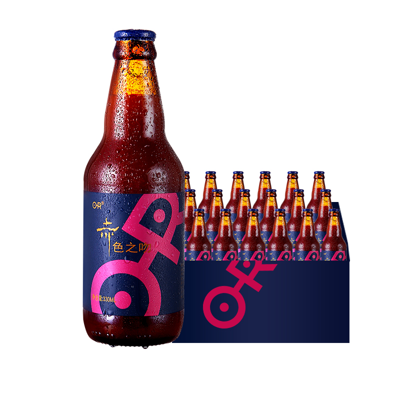 【券后价:99元】 OR赤色之吻330ml*24箱装精酿啤酒 - or旗舰店