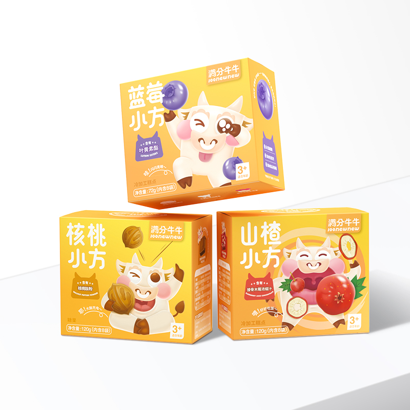 【券后价:29.9元】 【满分牛牛旗舰店】儿童核桃饼干120克x3盒 - 满分牛牛旗舰店