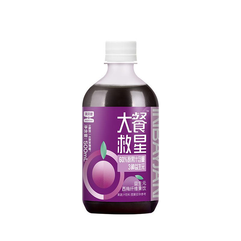 【券后价:34.91元】 【500ml】【英贝健】益生元浓缩西梅汁 - 英贝健旗舰店