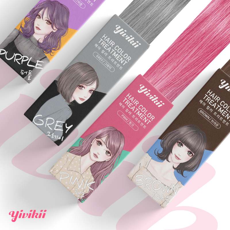 【券后价:39元】 yivikii纯植物护发染头发剂 - yivikii海外旗舰店