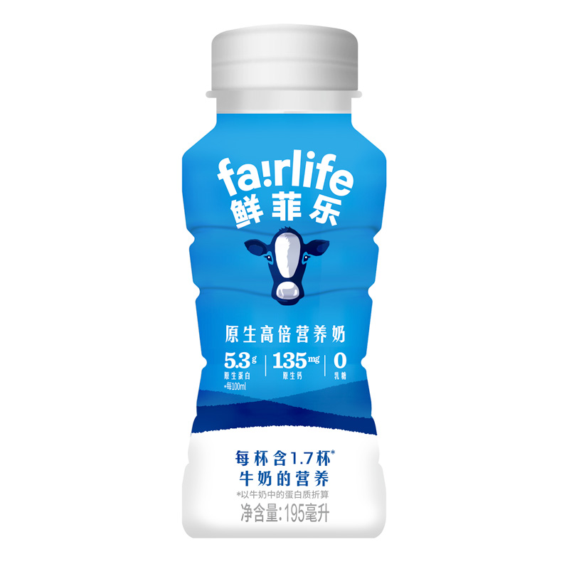 【券后价:75.2元】 鲜菲乐营养奶195mlx8瓶+多赠2瓶 - 鲜菲乐旗舰店