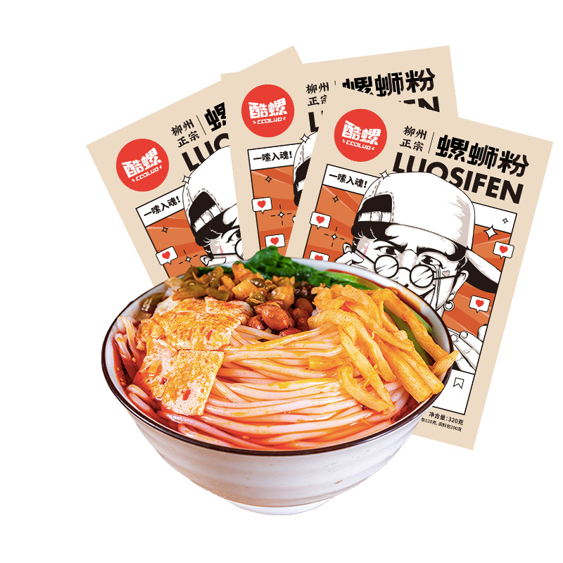 【券后价:14.9元】 【酷螺】螺蛳粉酸辣大包装320g - 酷螺旗舰店