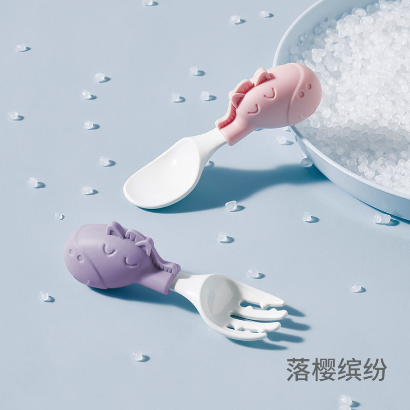 【券后价:19.9元】 嫚熙宝宝叉勺学吃饭训练套装 - EMXEE嫚熙官方旗舰店