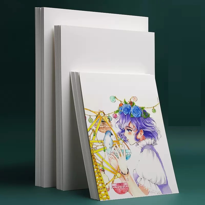 【券后价:11.95元】 荷兰白卡纸白色画画卡纸马克笔彩铅纸手绘纸 - 讯捷数码专营店