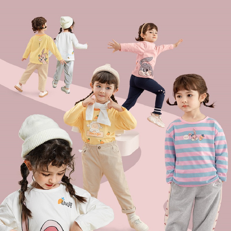 【券后价:39.91元】 可凑单！女童长袖T恤卡通春装 - jellybaby旗舰店