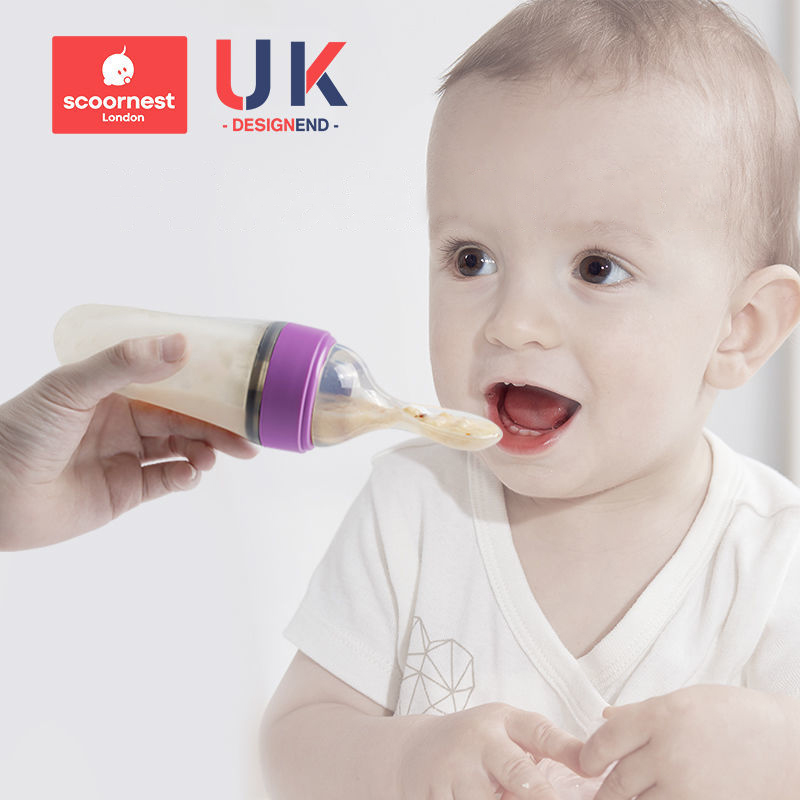 【券后价:15元】 【英国KC】婴幼儿硅胶米糊勺辅食神器