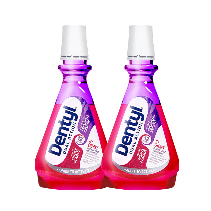【券后价:29元】 Dentyl双效星空漱口水500ml*2 - dentylactive旗舰店