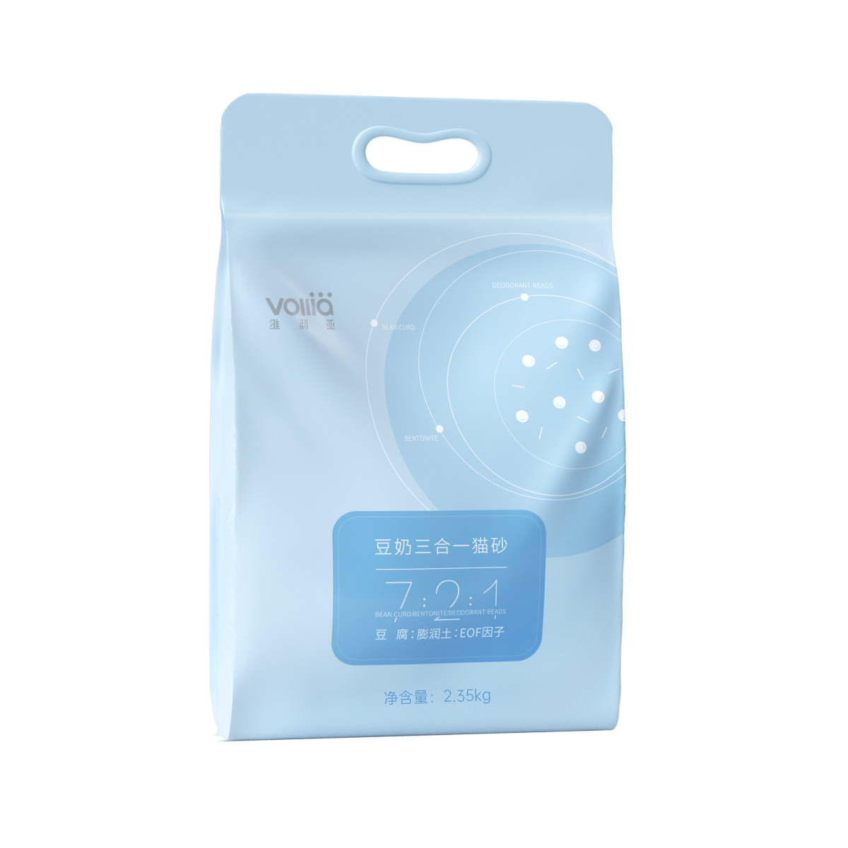 【券后价:16.9元】 【维利亚旗舰店】豆奶三合一混合猫砂6L - 维利亚旗舰店