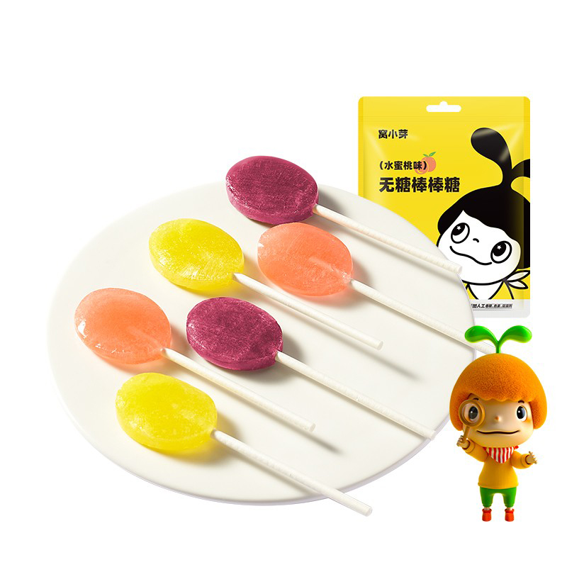 【券后价:25.9元】 【窝小芽】无糖棒棒糖闲零食3袋装 - 窝小芽旗舰店