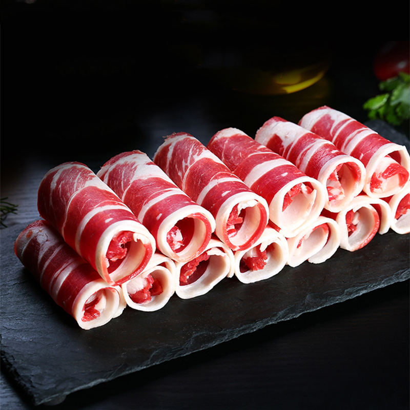 【券后价:69.9元】 【拍一发三】雪花肥牛肉卷500g*3 - 美食客生鲜专营店