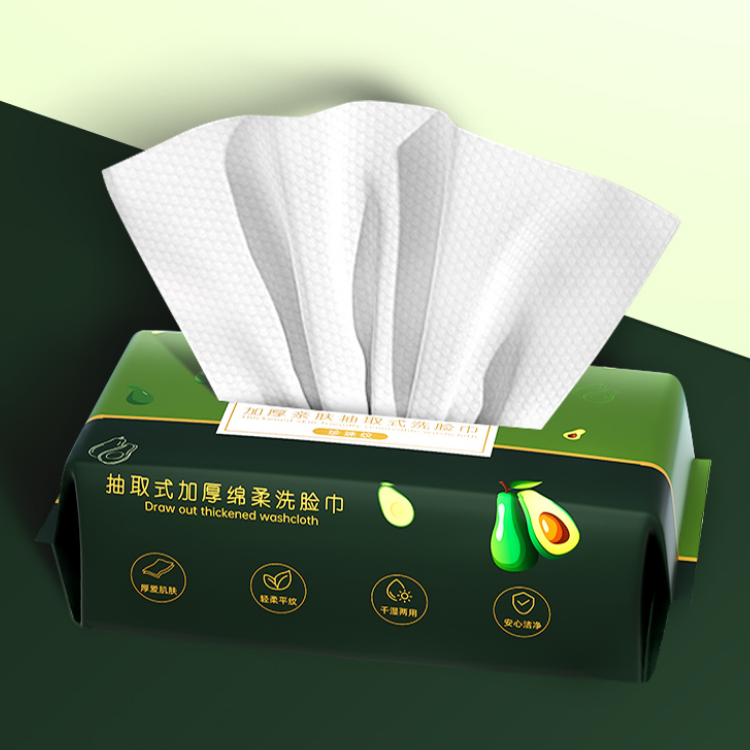 【券后价:9.41元】 净肤丽干湿两用加厚棉柔巾40抽*3包