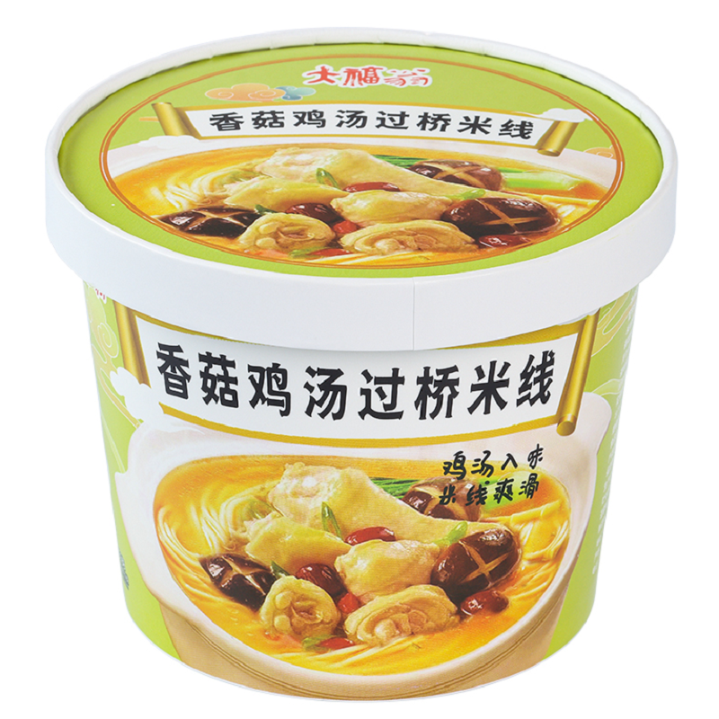 【券后价:9.9元】 签到+黑盒！大福翁香菇过桥米线4桶