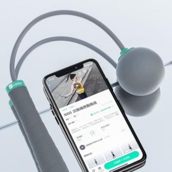 【券后价:30.87元】 【Keep】燃脂负重跳绳有绳无绳健身减肥专用 - keep旗舰店
