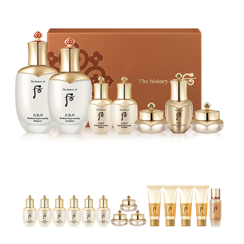 【券后价:1550元】 【买378ml送363ml】Whoo天气丹水乳套装7件 - 后官方旗舰店