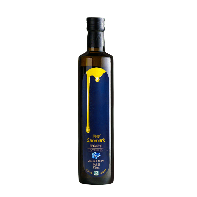 【券后价:34元】 【晟麦】亚麻籽油食用油500ml - 晟麦粮油专营店
