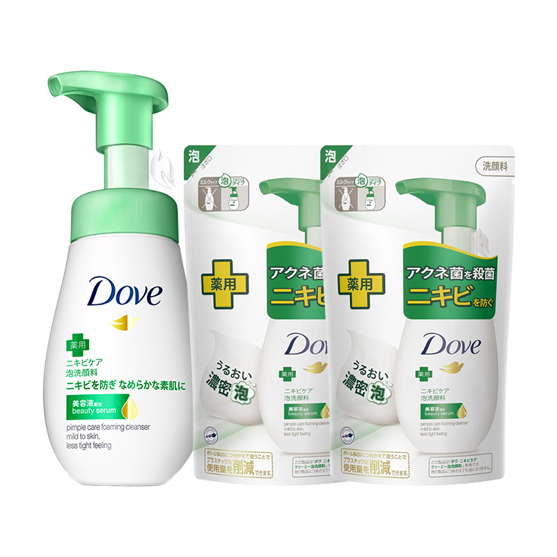 【券后价:66元】 多芬抗痘洁面慕斯160ml - 联合利华海外旗舰店