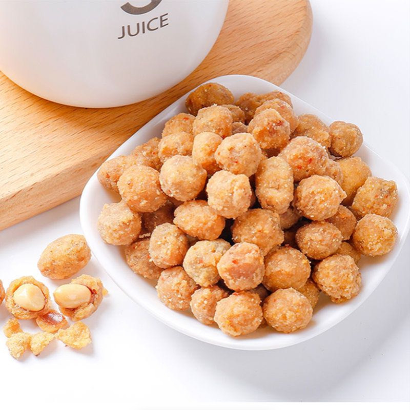 【券后价:7.9元】 多味花生五香辣味网红零食500g - 北漠果业旗舰店