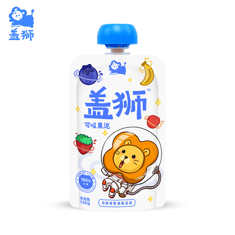 【券后价:29.8元】 盖狮苹果香蕉草莓蓝莓蔬菜泥 - 盖狮旗舰店