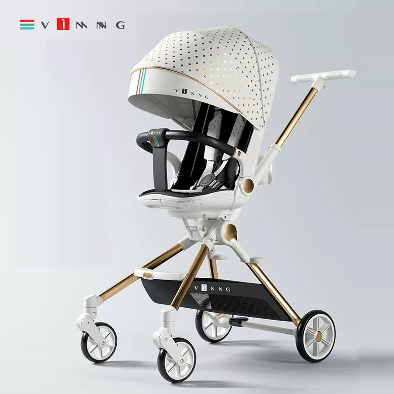 【券后价:499元】 Vinng遛娃神器双向可坐可躺婴儿推车 - vinng旗舰店
