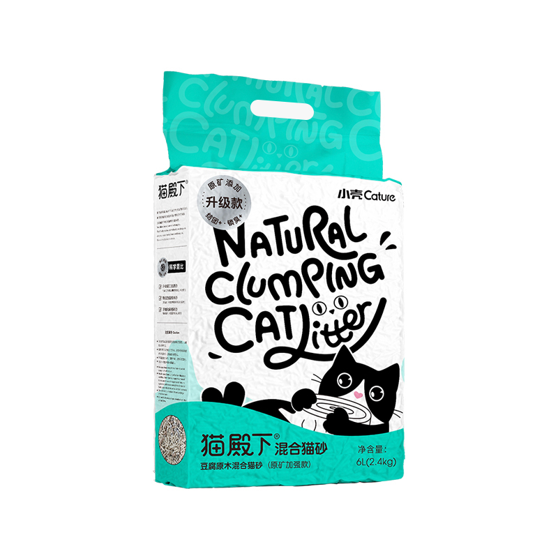 【券后价:19.9元】 小壳原木混合宠物猫砂6L - cature小壳旗舰店