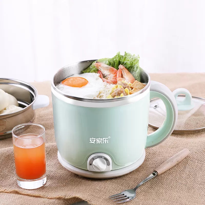 【券后价:59.9元】 安家乐分体分离式多功能电煮锅薄荷绿2L - 安家乐旗舰店