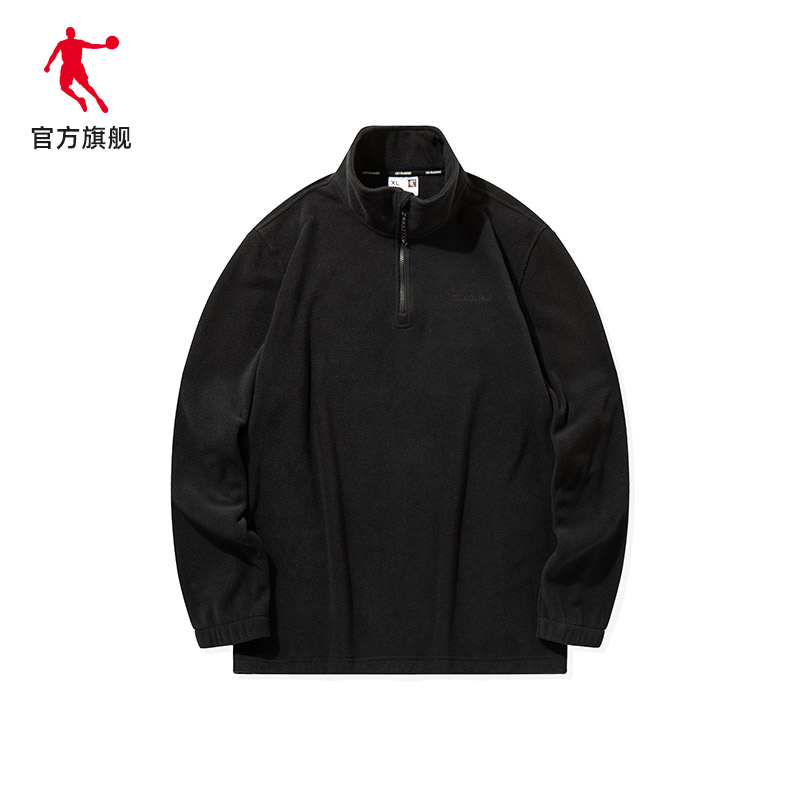 【券后价:79元】 乔丹摇粒绒内搭男2022年秋冬新款情侣卫衣 - 乔丹官方旗舰店