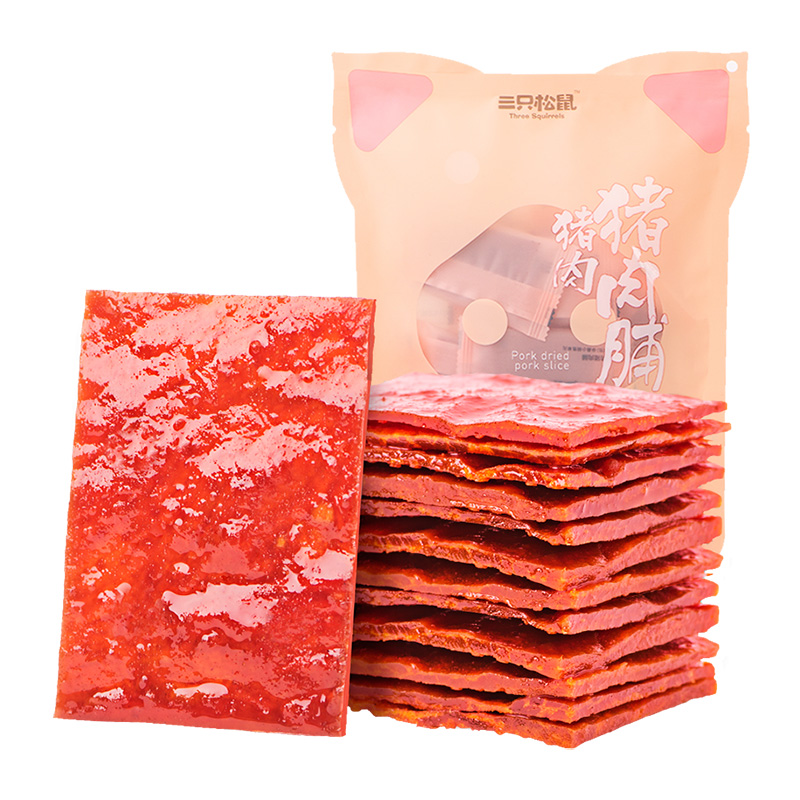 【券后价:8.9元】 【三只松鼠】猪肉脯猪肉干100g*1袋休闲零食