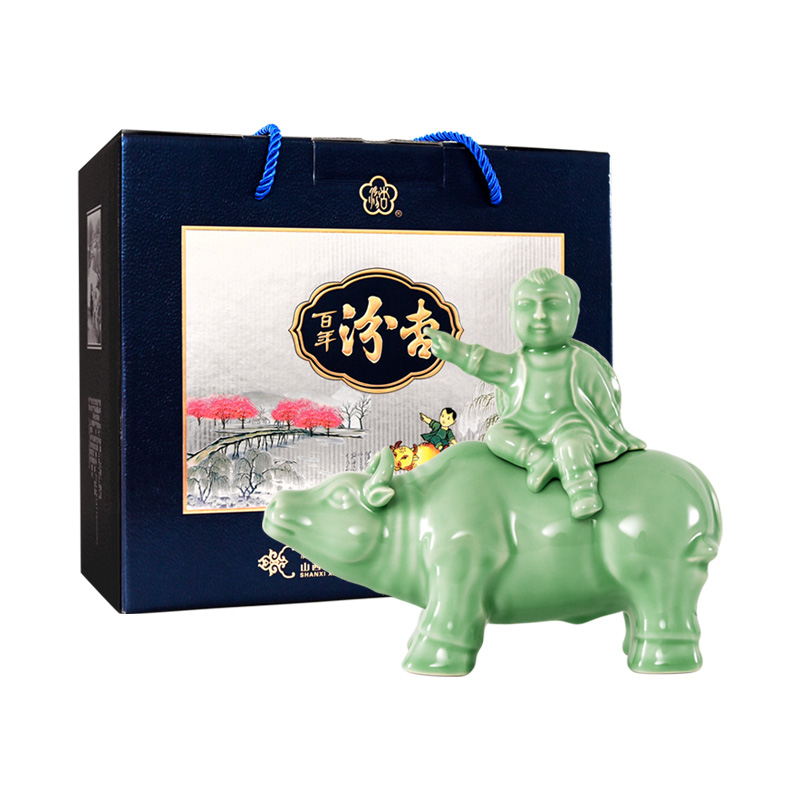 【券后价:59元】 山西杏花村53度清香型国产白酒475mL*1盒 - 天猫超市