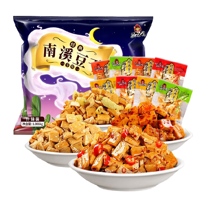 【券后价:30.9元】 【返猫卡6元】麻辣烧烤五香豆干1001g - 天猫超市