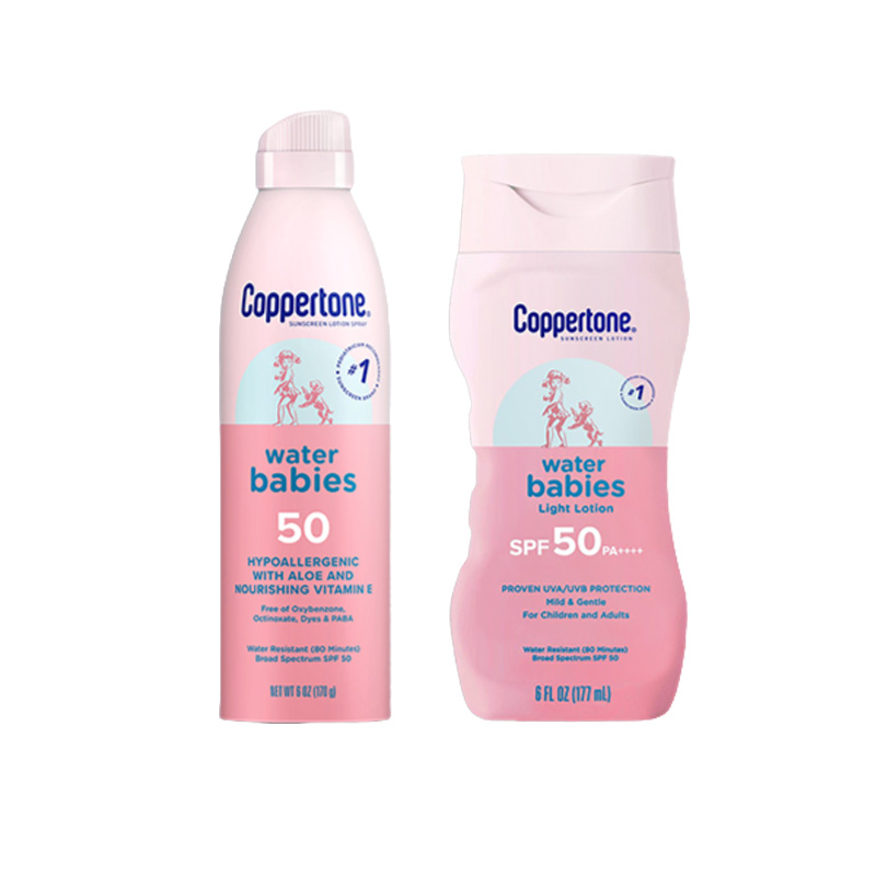 【券后价:178.85元】 水宝宝防晒霜粉瓶177ml+粉喷170g - Coppertone水宝宝海外旗舰