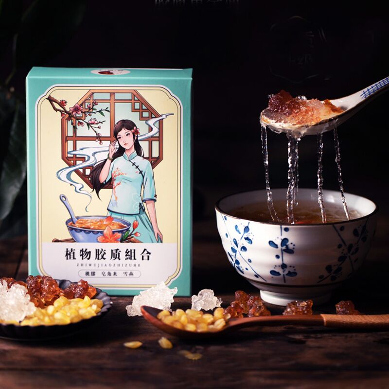 【券后价:26.8元】 【优选】天然桃胶雪燕皂角米组合 - 西娘子食养