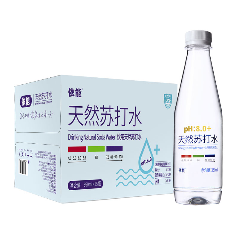 【券后价:33.9元】 依能天然苏打水350ml*15瓶 - 天猫超市