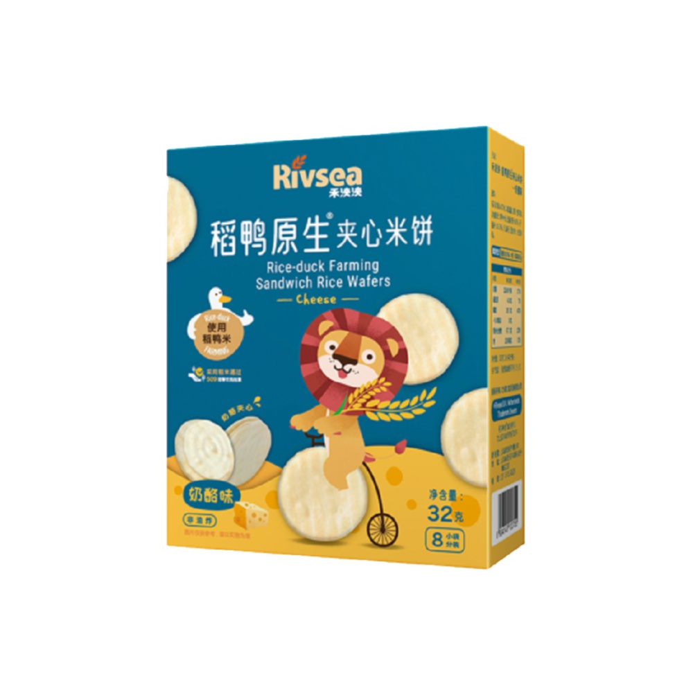 【券后价:45.73元】 禾泱泱稻鸭夹心米饼32g*3 - 天猫超市
