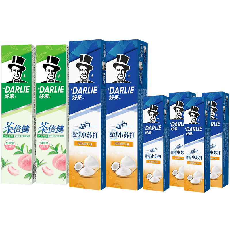 【券后价:44.9元】 【黑人】牙膏茶倍健初萃茶小苏打共860g - 天猫超市
