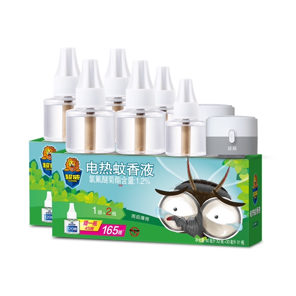 【券后价:35.9元】 返卡6元！电蚊香液薄荷驱蚊液6瓶2器 - 天猫超市
