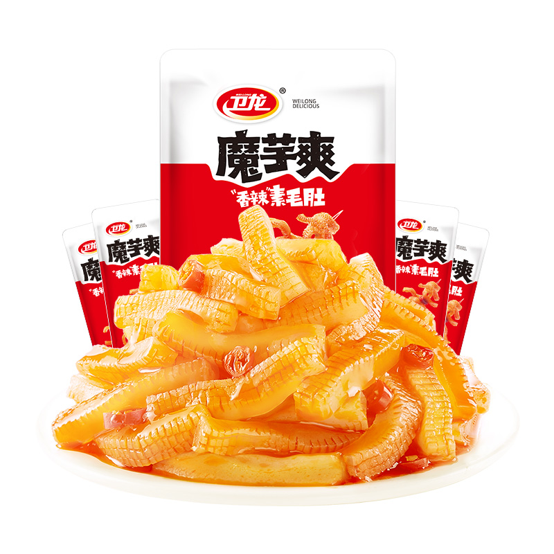 【券后价:11.4元】 卫龙辣条香辣味魔芋爽素肉毛肚 - 天猫超市
