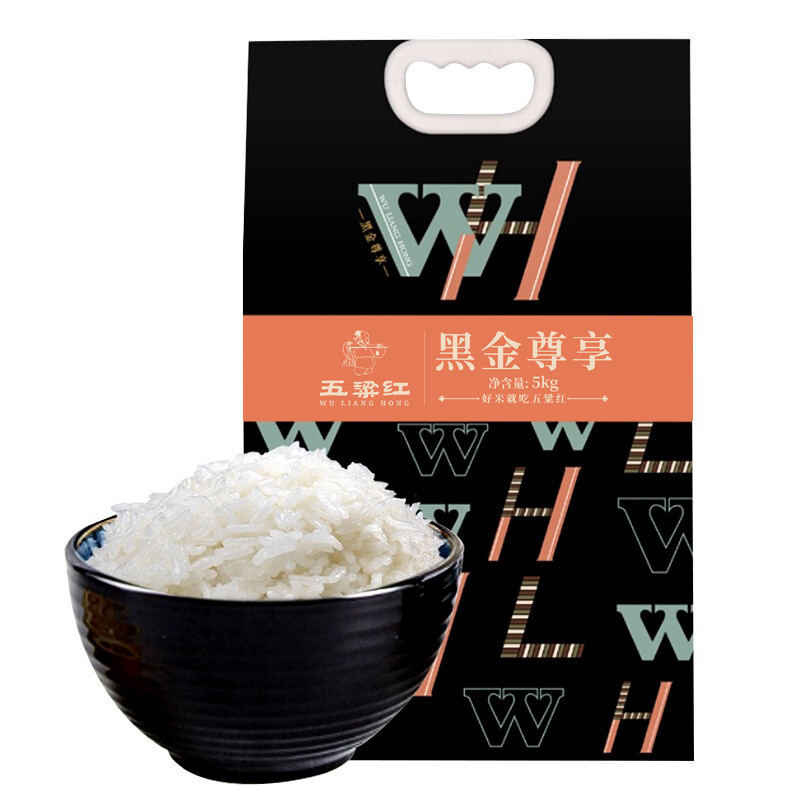 【券后价:73.5元】 【猫超】五粱红东北五常大米黑金尊享5kg - 天猫超市