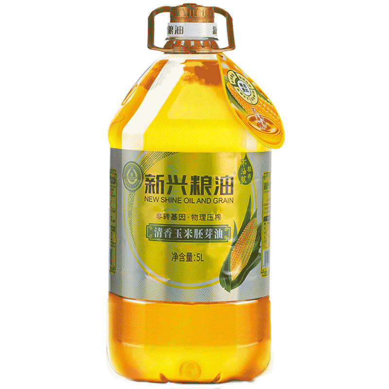 【券后价:64.9元】 【新兴粮油】一级玉米油5L玉米胚芽油食用油 - 天猫超市