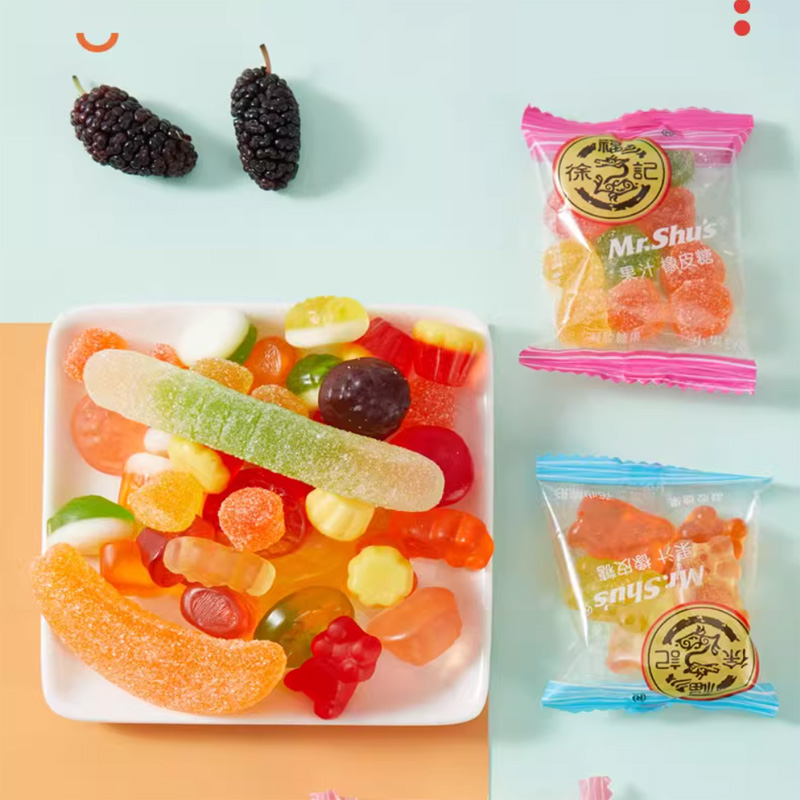 【券后价:6.9元】 【可签到】徐福记橡皮糖混合口味80g