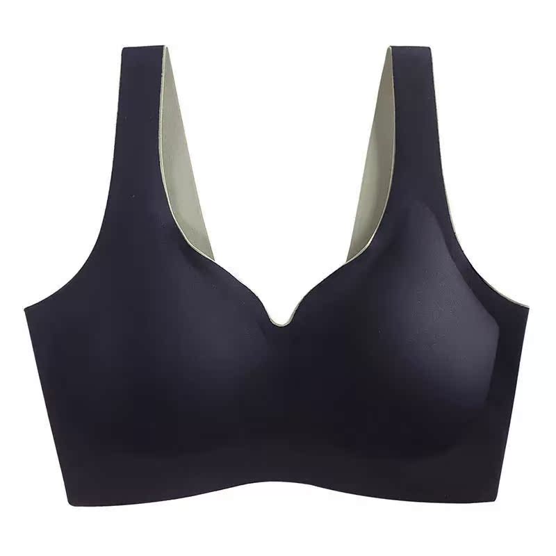 【券后价:14.9元】 一片式蕾丝无痕裸感内衣女聚拢美背 - 翠虹服饰旗舰店