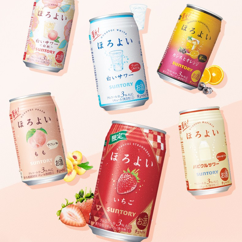 【券后价:70元】 三得利和乐怡预调鸡尾酒白桃单口味350mL*6 - 三得利预调酒官方旗舰店