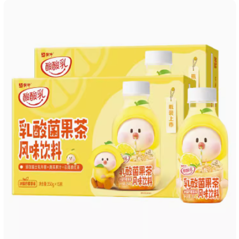 【券后价:25.9元】 【蒙.牛】乳酸菌果茶350g*15瓶 - 蒙牛旗舰店