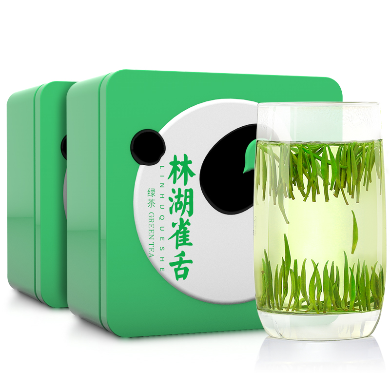 【券后价:69.01元】 200g【林湖】四川嫩芽林湖雀舌绿茶 - 川红茶叶专营店
