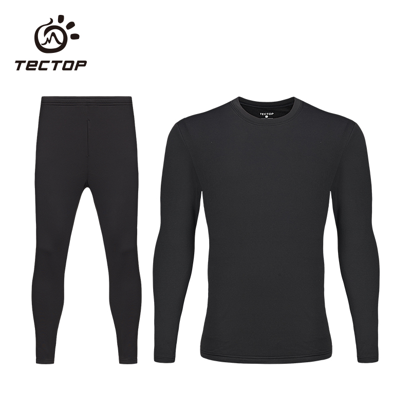 【券后价:59元】 【加绒保暖】户外两件套秋衣秋裤套装 - tectop旗舰店