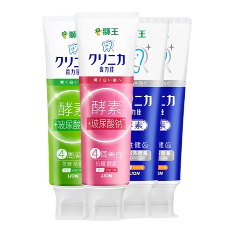 【券后价:34.9元】 狮王酵素美白抗糖牙膏4支 - 狮王口腔护理旗舰店