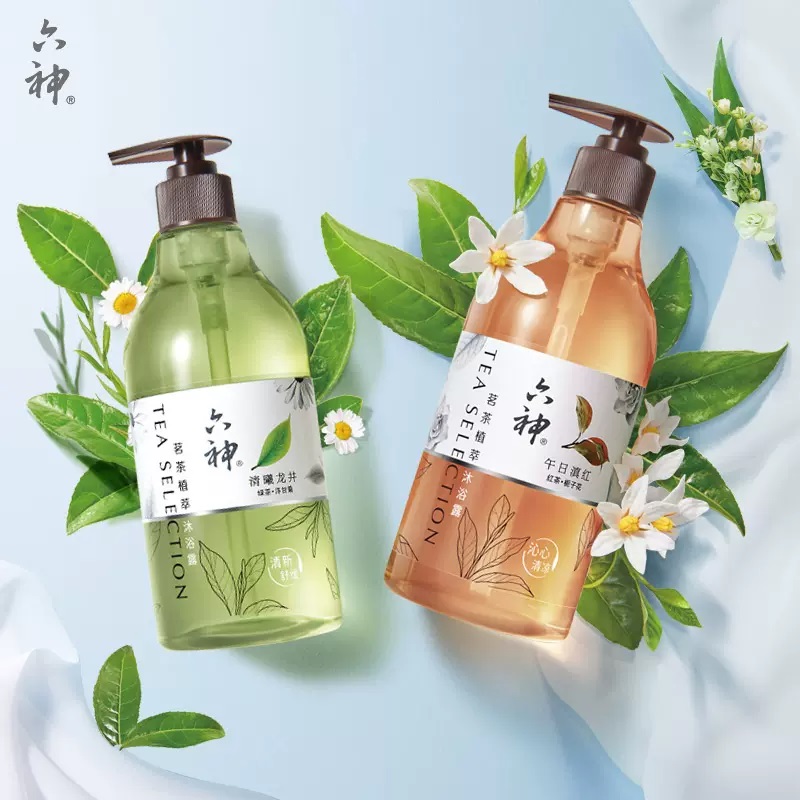 【券后价:32.43元】 到手2瓶！六神茗茶氨基酸沐浴露 - 六神官方旗舰店