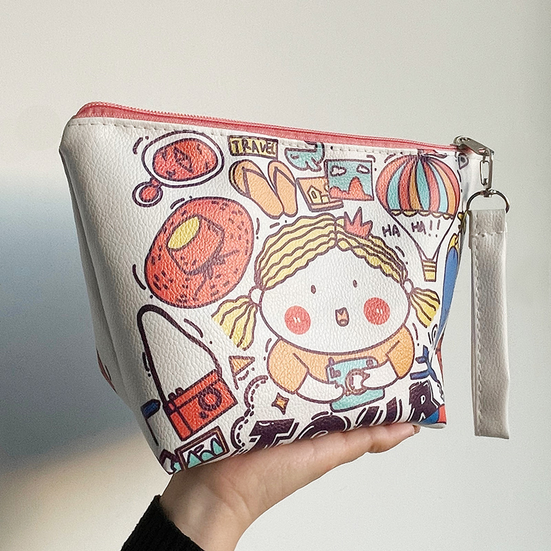 【券后价:5.9元】 【签到+首单】高级感斜挎防水化妆包笔袋袋 - 大鱼杂物社